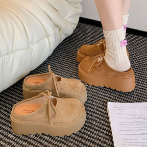 Qiaoyuluo thời trang mùa xuân và mùa thu tất cả phù hợp với phong cách phương Tây đi chơi mới nền tảng Slip-On Máy bơm phụ nữ