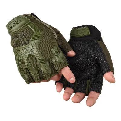 Sarung Tangan Outdoor Half Finger Tactical Motor Sepeda Kualitas Import