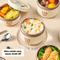 Inaso Tempat Bekal Makanan Tahan Panas Termos Sup Penyimpanan Makan Anti Tumpah Lunch Box Food Grade HMB108. 