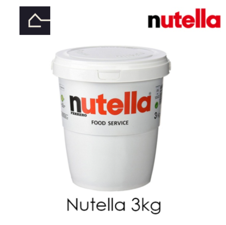 Nutella Spread 3kg. นูเทลล่า 3 กก. (แบบถัง) / นูเทลล่า 750 กรัม (ขวด