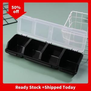 🔥🔥🔥pheebss กล่องจัดระเบียบหลายช่อง1ชิ้นสำหรับสกรูและชิ้นส่วนขนาดเล็ก-ฮาร์ดแวร์พลาสติกทนทานและกล่องเก็บเครื่องประดับ
