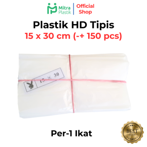 (1 Ikat) Plastik HD Tipis 15x30 Kantong Anti Panas Bungkus Gorengan Batagor Tahu Bulat
