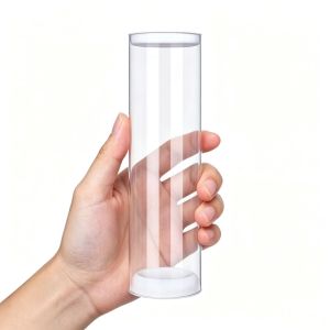 GIFTLOOM Transparent Badminton Ball Holder Compact Acrylic Storage Tube Advanced Players Lightweight Organizer Tube Sports Supplies