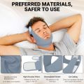 【UMUM】Anti Snore Chin Strap for CPAP Users, Snore Stopper with Adjustable Velcro, Chin Strap for Sleeping Comfortable Stop Snoring Solution, Anti Snoring Devices Breathable and Reusable. 