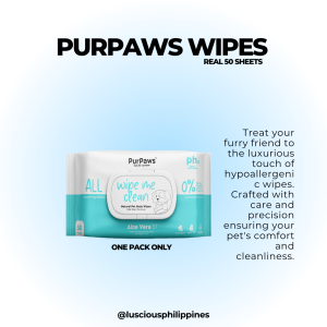 PurPaws Natural Hypoallergenic Pet Wipes Pet Grooming Dog Wipes Cat Wipes Alcohol Free Plant-Based Pet Wipes
