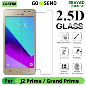 Tempered Glass Clear Samsung J2 Prime Grand Prime Anti Gores Kaca 9H Premium Quality Pelindung Layar HP