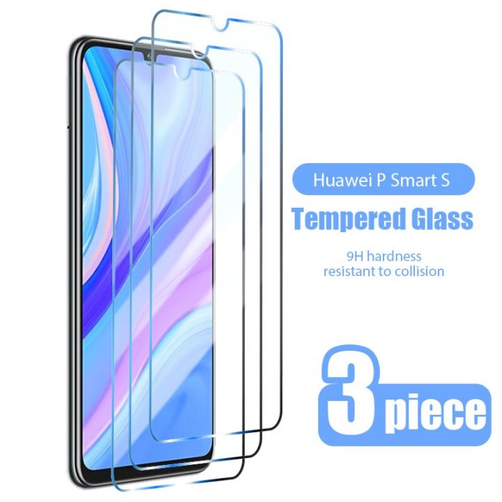 3PCS Protective Glass for Huawei P30 P20 P40 Pro Lite Screen