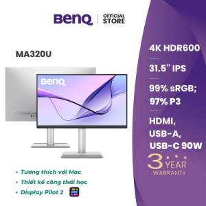 Màn hình máy tính BenQ dành cho Mac MA320U_32" 4K USB Type-C thiết kế công thái học