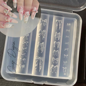 Khuôn nơ tiểu thư (N04) silicon làm nail