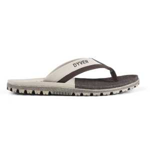 Farfah - Sandal pria distro DVN 005 Cream abu Sandal casual pria