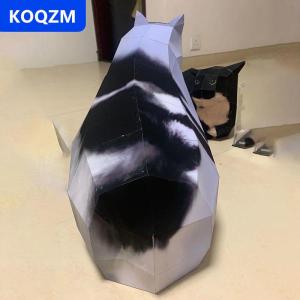 [COD] KOQZM 1 cái vui vẻ Stereo Origami động vật Poster oiiao mèo huh mèo Maxwell Mèo Handmade DIY giấy Mô hình phòng trẻ em trang trí nội thất Quà Tặng
