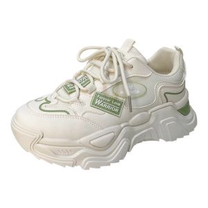 IELGY Womens breathable running shoes shock-absorbing dad shoes