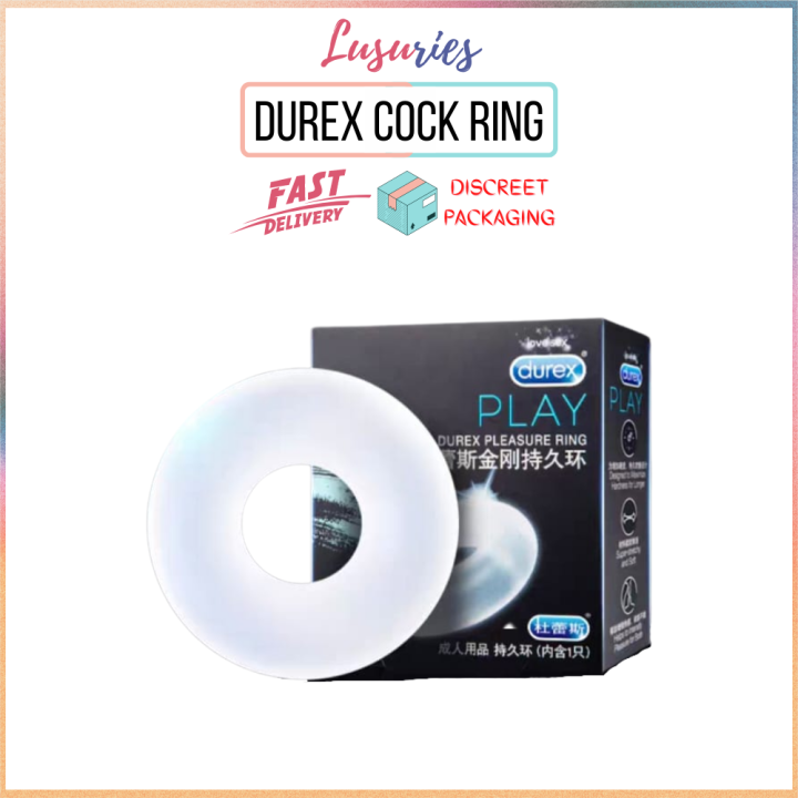 Durex Play Pleasure Ring Cock Ring Sex Toy For Men Strong and Firm Hold  Long Lasting for Erection Vibrator Single Sizes | Lazada Singapore