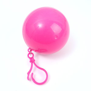 5Pcs Disposable Mini Raincoat Ball with Keychain New Travel Carry Rain Gear Keyring Ball Outdoor Emergency Waterproof Compression Ball