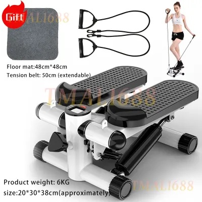 [✅SG Ready Stock] Portable Stepper Quiet Mini Home Step Machin Mini Stepper With LCD Monitor Portable Fitness Exercise
