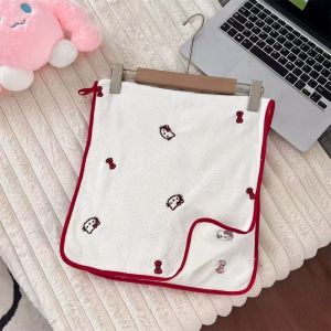 浴巾bath towel可爱Hello浴巾女毛巾两件套吸水速干加厚加大卡通洗澡裹巾新款现货
