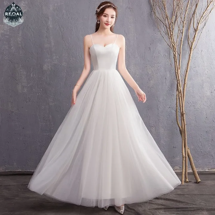 sachin and babi light blue dress Puff Short Sleeve Simple Wedding Dresses Deep V-Neck Pearls Elegant Bridal  Gowns bohe Fashion Korea Noivas DW471