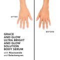 Grace and Glow Bright & Glow Body Serum and Body Lotion | Body Serum | 300 ml - Serum Lotion Badan untuk Mencerahkan dan Melembabkan Kulit with Niacinamide + Galactomyces【BPOM】. 