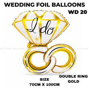 Wedding Foil Balloon Propose Anniversary Deco Kahwin Belon Balloons Bride To Be Marry Bridal Ulang Tahun