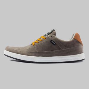 NAZ JAGGER - Sepatu Sneakers Pria NAZ Kasual Suede Coklat Sol Dijahit Sepatu Kets Pria 100% LOKAL