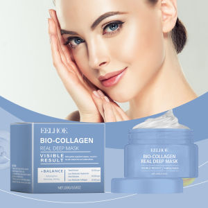 EELHOE Collagen Peel Tear Mask Deep Hydration Moisturizing Facial Skin Softening Skin Care Mask Reduces Fine Lines and Wrinkles Collagen Peel Tear Facial Mask Shrink Pores Deeply Moisturizing Rejuvenation Mask Oil Control Brightening Face Skin Care