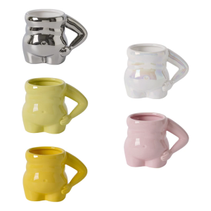 Creative Ceramic Coffee Mug Pinches Belly Designs Coffee Cups Accessory Delicate Tableware for Home Office Party Use