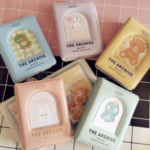 3 Inch Mini Photo Albums Photocard Binder Refillable Photocard Holder KPOP Idol Photo Card Polaroid Storage Book
