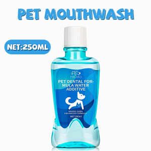 Pet Dental Water Additive For Dogs and Cats 100% Safe & Natural Remove Tartar Clean Wipes Mouth Cleaning Care Pet 250ml