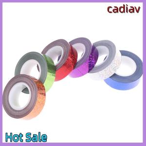 cadiav Laser Foil Tape Masking Tape DIY Stationery Scrapbooking Photo Album Decor Tape