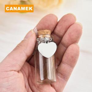 【CANAMEK】 Pet Memorial Bottle For Pet Hair Dogs Cats Fur Keepsake Bottle Storage With 3 Accessories Pet Memorial Urn Container