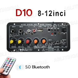 Amplifiers Untuk 8-12 Inci Speaker AC 220V 12V 24V 400W Penguat Bluetooth Digital Penguat Suara Stereo Papan Subwoofer Dual Mendukung USB TF Remote Control HIFI Penguat Daya Amplifier