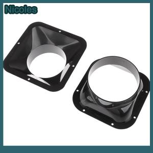 [Nicoles] 100-150mm Long FLANGE DUCT Fan hose Connector ท่อระบายอากาศอากาศ