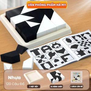 Bộ Đồ Chơi Xếp Hình IQ Giải Đố Logic Xếp Hình Khối Ẩn 3D Phát Triển Tư Duy Cho Bé