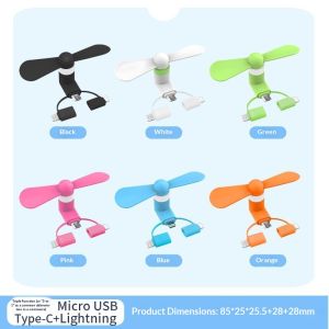 0k miễn phí shipQuạt điện thoại chân cắm USB di động yzlong với giao diện ba để làm mát khi đang di chuyển