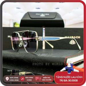Kính Mát Nam Maybach7 Cao Cấp Full Box + Thẻ Bảo Hành 1 Năm - Tặng Kèm Khăn Lau Và Nước Lau - Gọng Titanium - Chống Lóa