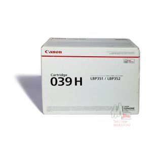 Canon 039H ตลับหมึกสำหรับเครื่องพิมพ์เลเซอร์ขาวดำ LBP351dn LBP352dn