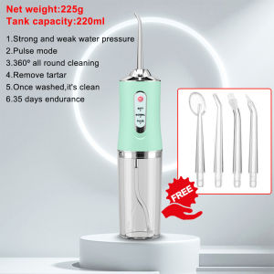 (Ship in 24hrs)Electric Oral Irrigator Portable Smart 360rotation Deep Irrigator Water Flosser Tooth Pick cleaning Healthy Oral care USB recharge