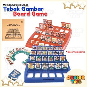 Mainan Anak Tebak Gambar Board Game  Who is it Mainan Tebakan Gambar