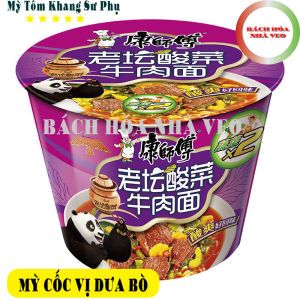 1 Cốc Mỳ Dưa Bò Hiệu Khang Sư Phụ Mỳ Tôm Trung Quốc Siêu Ngon - Date 11/2024