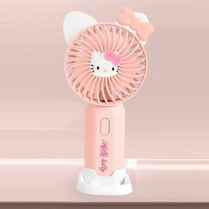 Harga Grosir - Kipas Angin Mini Karakter Lucu / USB Rechargeable Portable Fan