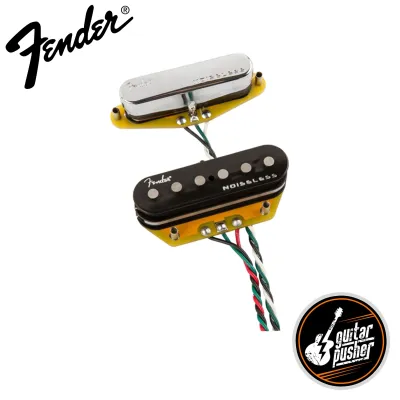 Fender Gen 4 Noiseless Tele Pickup Set - Nickel/Black 099-2261-000