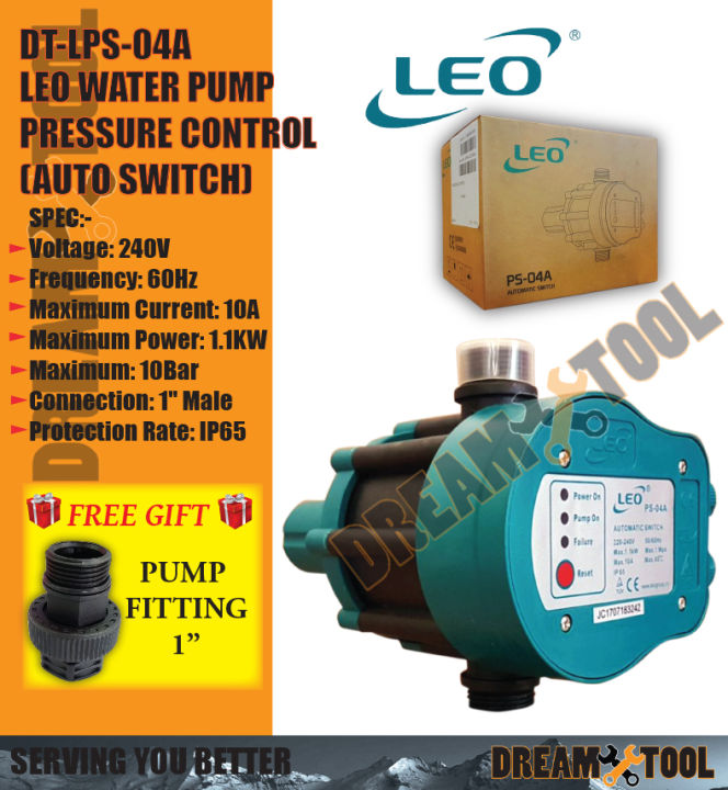*WATER PUMP SWITCH* LEO Water Pump Pressure Control (Auto Switch) DT
