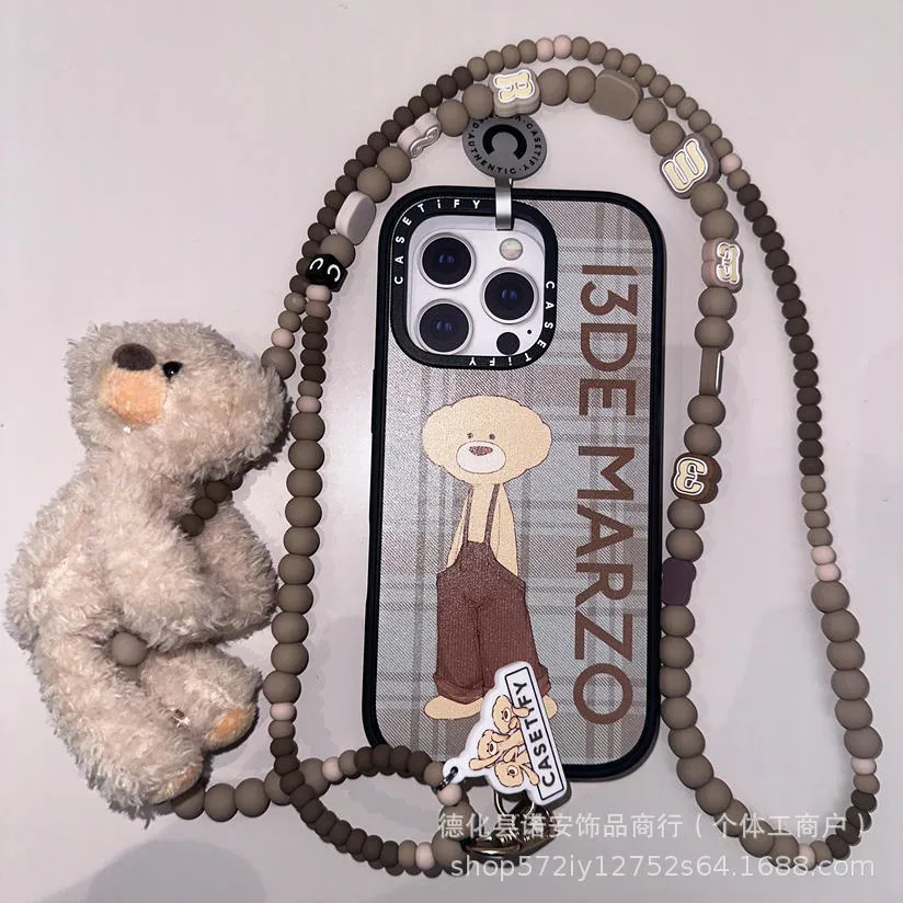 Original] CASETIFY New MARZO Little Bear Hug Phone Chain Crossbody