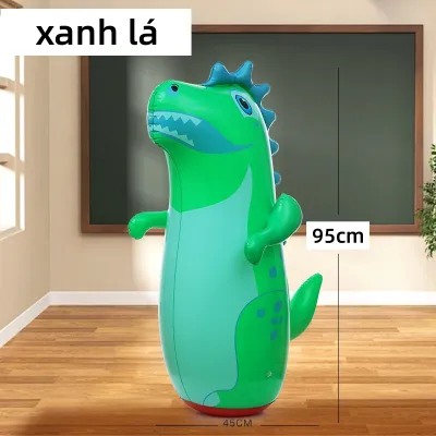 Đồ chơi đấm bốc cột Tumbler giải nén vui nhộn cho bé-đồ chơi Lật đật bơm hơi đáy rỗng cao 95cm chất liệu PVC an toàn cho trẻ em