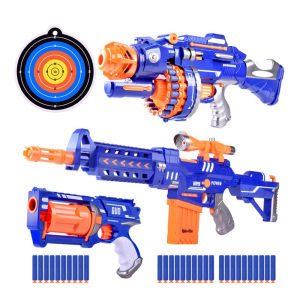 [COD & STOCK & Local ship]Toy Gun For Kids Electric Toy Gun pellet Toy Guns For Boys Soft Bullets Toy Gun With Light And Sound