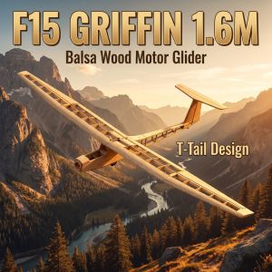 Griffin 1550mm Balsawood Sailplane Airframe Kit  For Experienced Hobbyists DIY Soaring Plane No Electronics