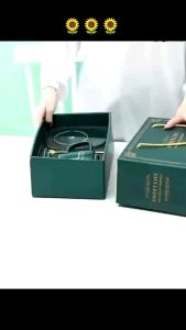 Terbaru Mug Gelas Penghangat Kopi & Teh Elektrik: Set Lengkap Keramik & Sendok