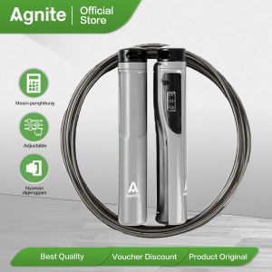 Agnite Jump Rope / Tali Skipping Lompat Tali Counter Hitung Panjang dapat Disesuaikan ER031-BK
