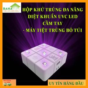 HỘP KHỬ TRÙNG ĐA NĂNG DIỆT KHUẨN UVC LED CẦM TAY - MÁY TIỆT TRÙNG BỎ TÚI "BAHAMAR" Sử dụng tia cực tím khử khuẩn đồ dùng hàng ngày Nhỏ gọn bỏ túi và hiệu quả sử dụng cao