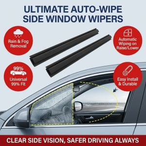Silent Dual Blade Car Wiper Glass Cleaner Water Removal Efficient Window Wiper